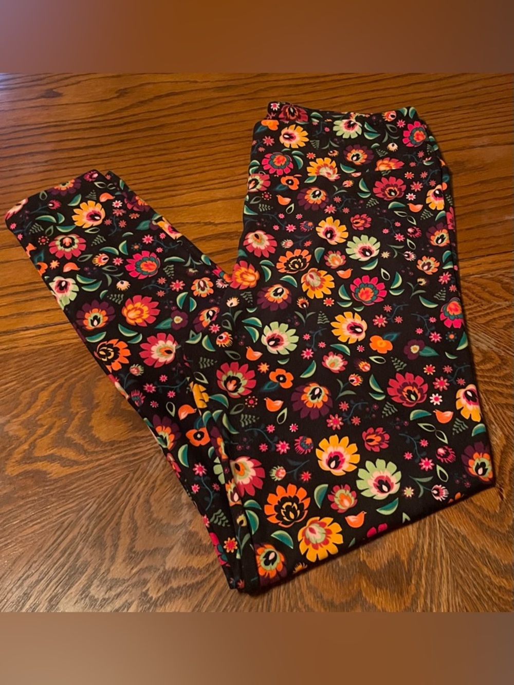 LLR TC Leggings new, never worn. Beautiful, vibrant floral pattern.
